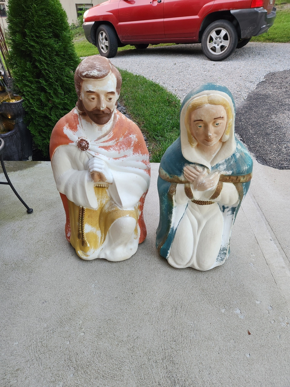 2 1960's Poloron Blow Molds